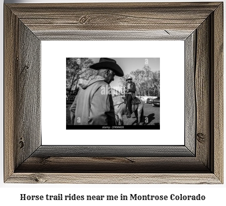 horse trail rides near me in Montrose, Colorado